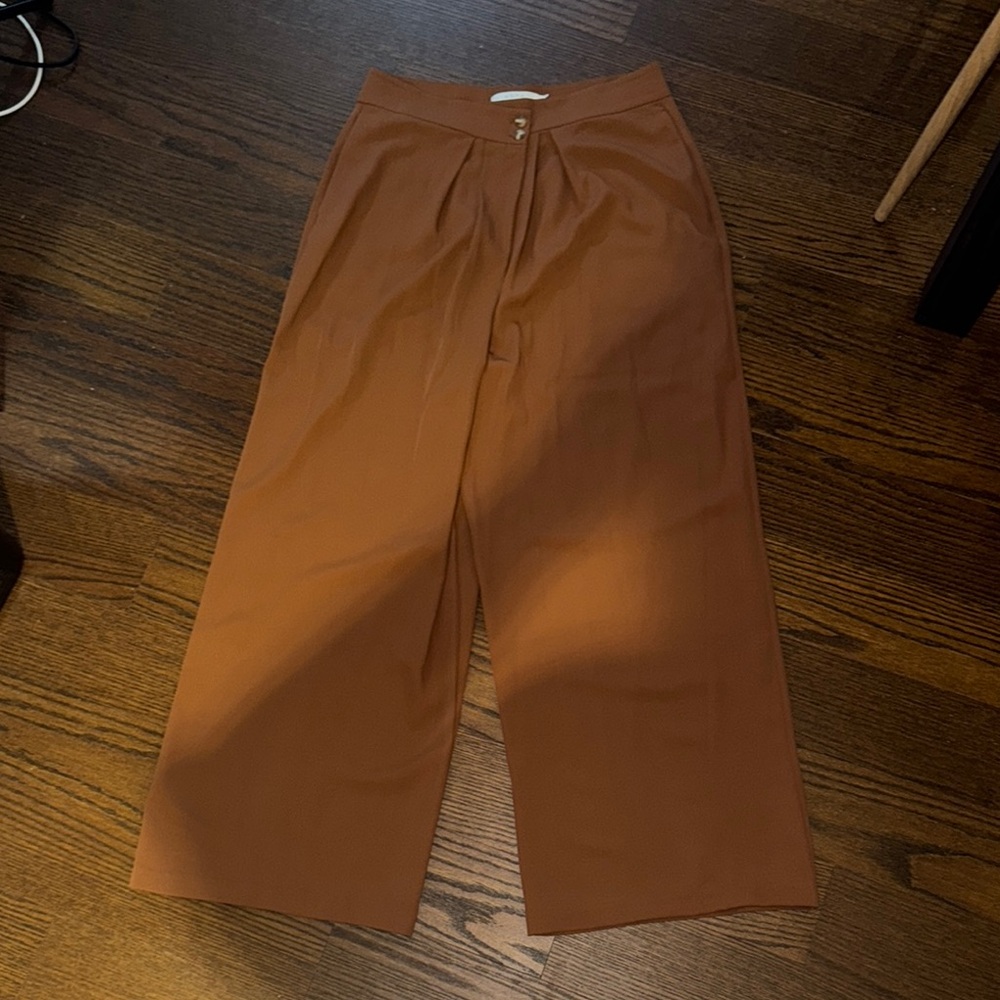 Astr Elegant Tan Trousers